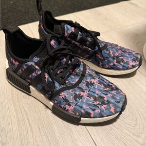 Adidas Blue and Black Sneakers